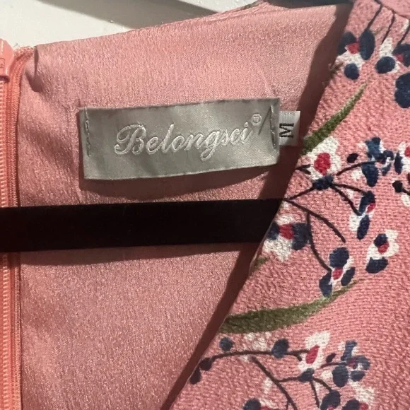 BELONGSCI Bell Sleeve Shift Dress m - Picture 7 of 8